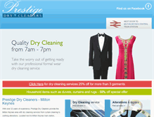 Tablet Screenshot of prestige-drycleaners.co.uk